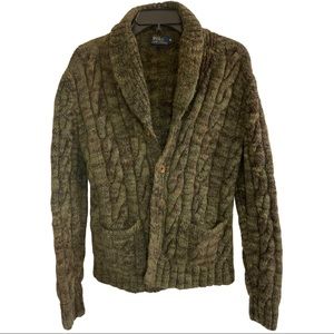 Womens medium wool cardigan ralph lauren